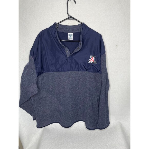 University of Arizona 1/4 Snap Shirt Pullover Mens Size XXL Thermal - Picture 1 of 10